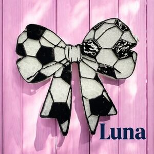 Soccer Ball Bow‎ Car Freshie,Softball Bow Car Freshie ,Bow Car,Luna Scent